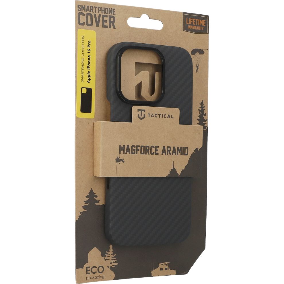 Etui Tactical MagForce Aramid do Apple iPhone 16 Pro, czarne